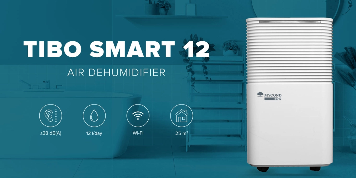 The TIBO Smart 12 optimizes home humidity effectively.