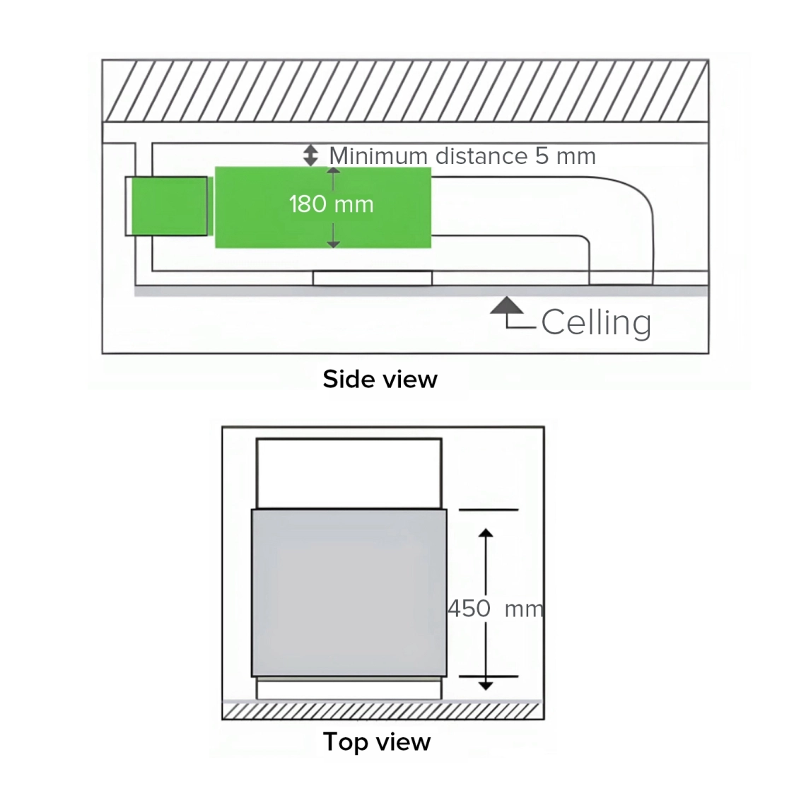 Slim duct system highlighting efficiency and modern design.