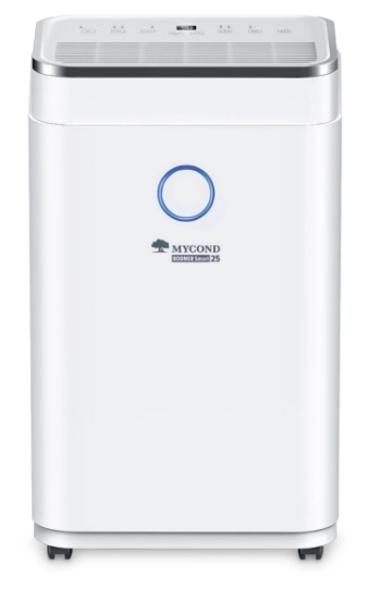 High capacity Roomer Smart 25 air dehumidifier for up to 50 m2 rooms.