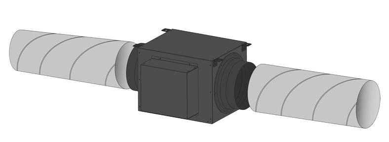 MyCond MC-DH electric heater – integration into air ducts for reliable air heating