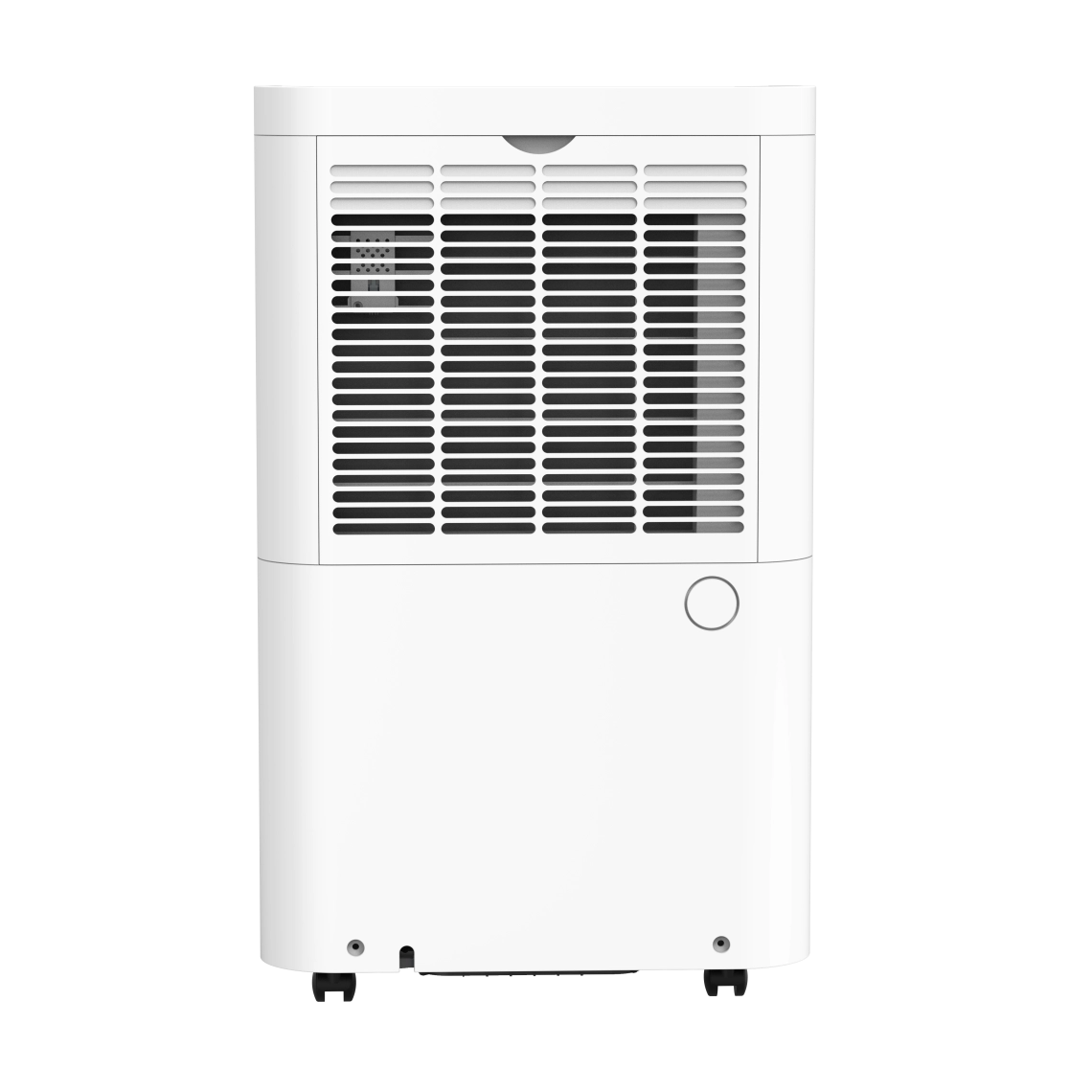 Modern energy efficient air dehumidifier for residential use.