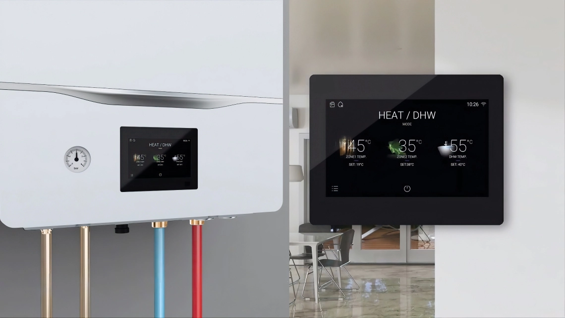 Hydro Box accessory for enhancing heat pump efficiency.