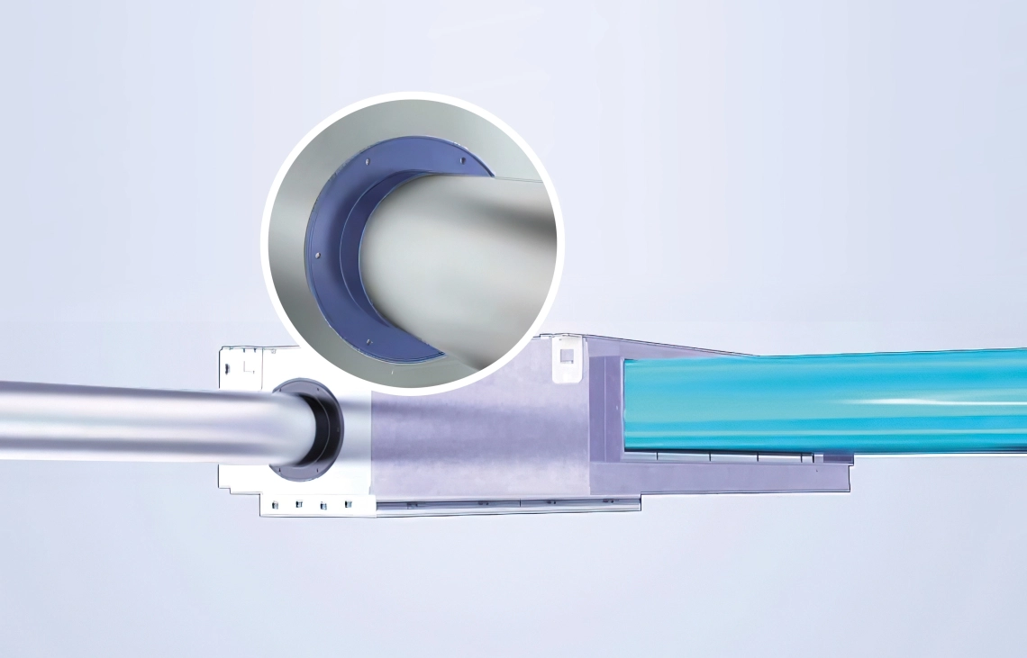 High ESP duct in air conditioning system for optimal ventilation.