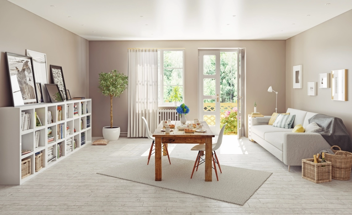 A modern air humidifier enhancing indoor air quality.