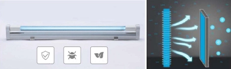 Modern pool dehumidifier with fresh air supply technology.