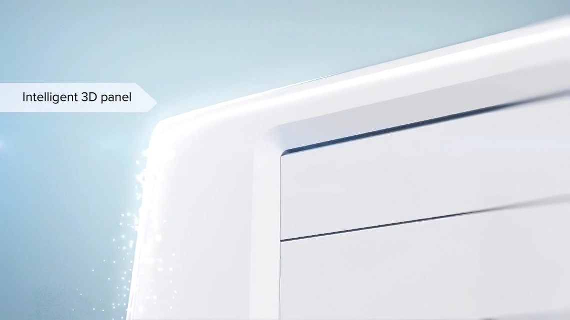 Slim duct with low ESP for efficient air distribution.