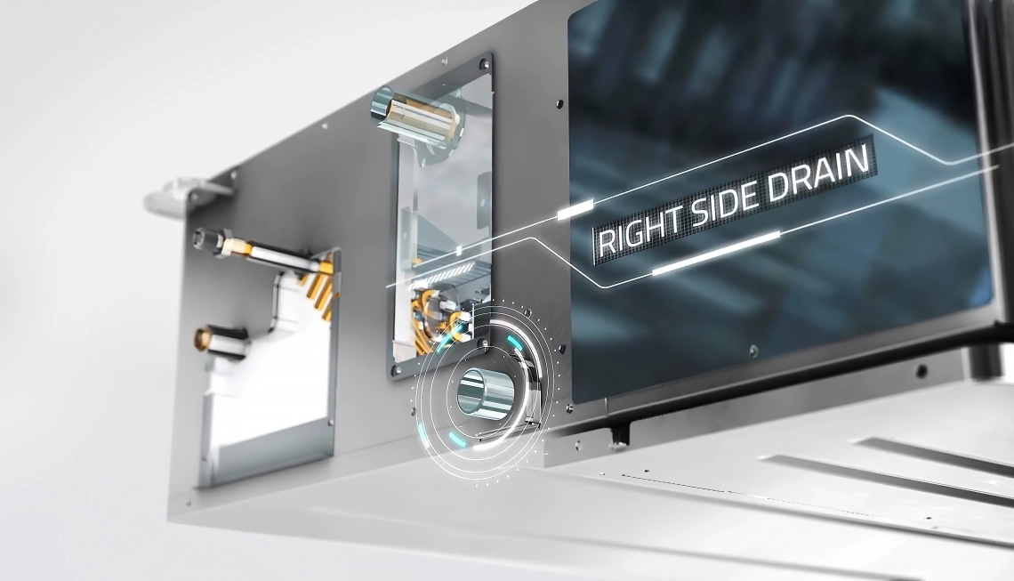 Medium ESP duct for optimized airflow control.