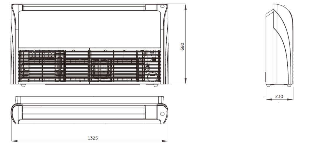 MyCond Convertible overall dimensions - 2