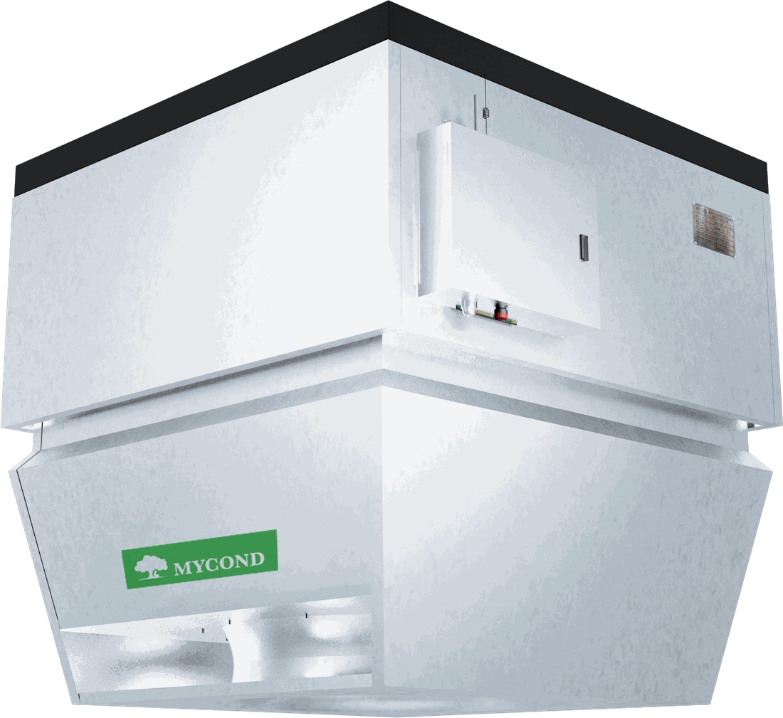 Mycond OXA-ED electric warm air unit with PTC heating elements