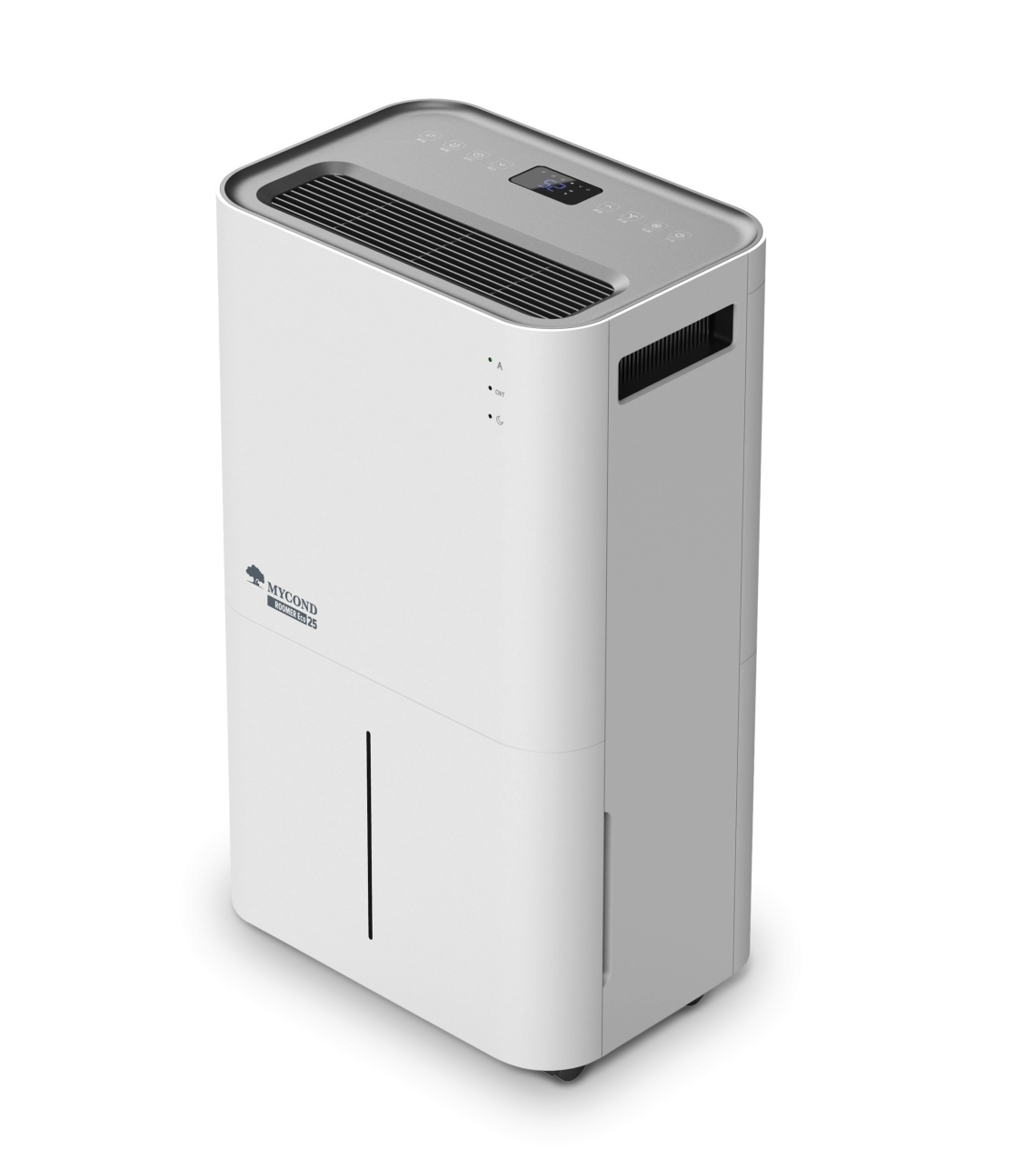 Roomer Eco 25 portable air dehumidifier on display.