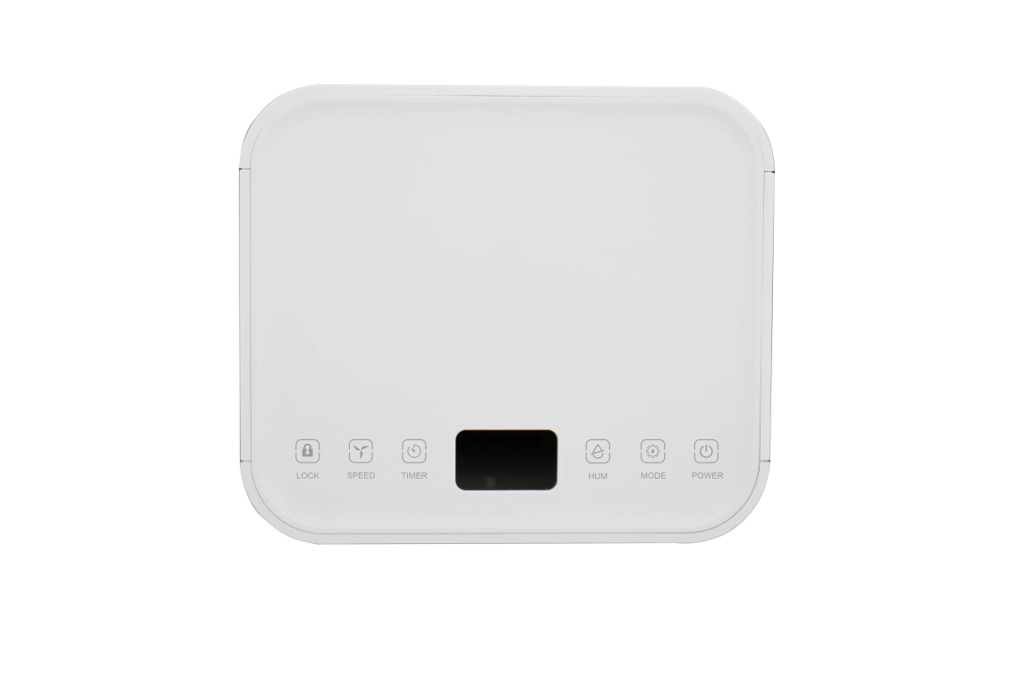 Compact design of the TIBO Eco 10 residential air dehumidifier.