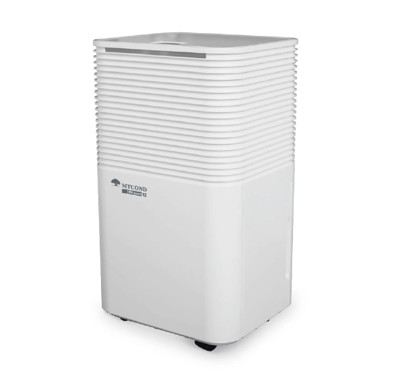TIBO Smart 12 air dehumidifier on display with control panel.