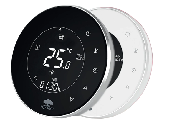 The user-friendly design of the ORB Fan thermostat allows for easy control of fan coil systems.
