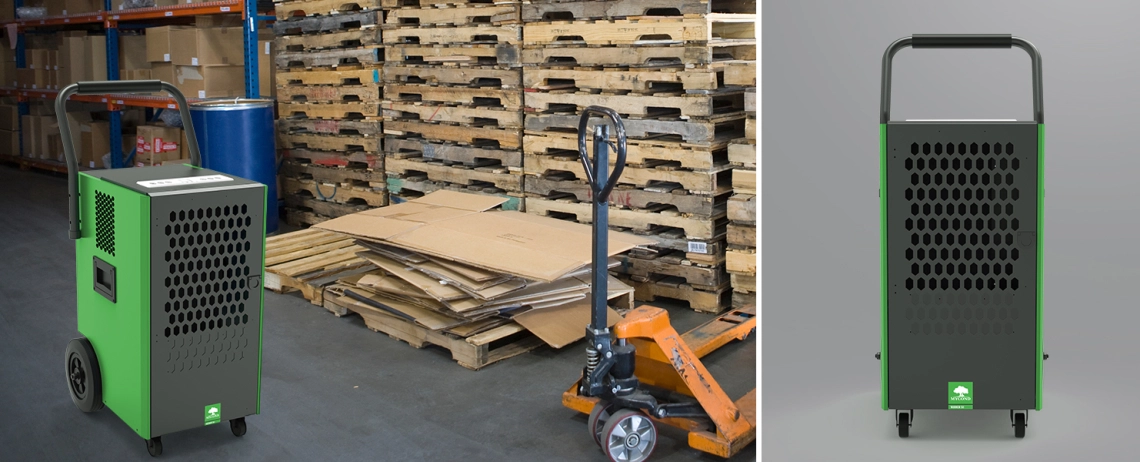 The Worker Series dehumidifier enhances moisture control for commercial spaces.