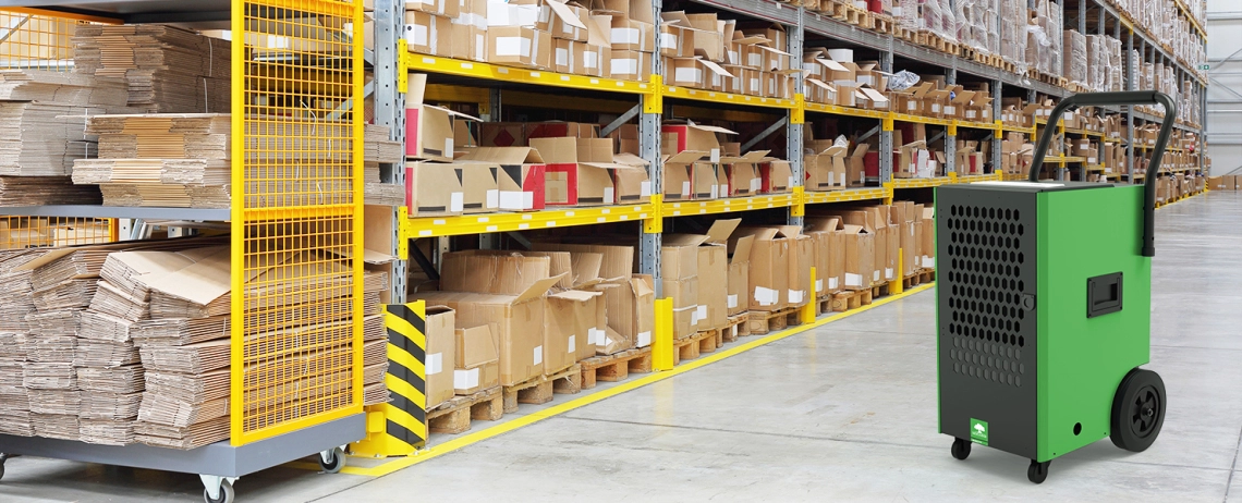 High-capacity dehumidifier from the Worker series for efficient air moisture control.