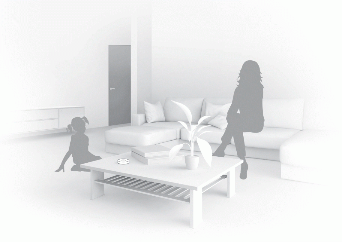 The Zigbee smart button simplifies home automation.