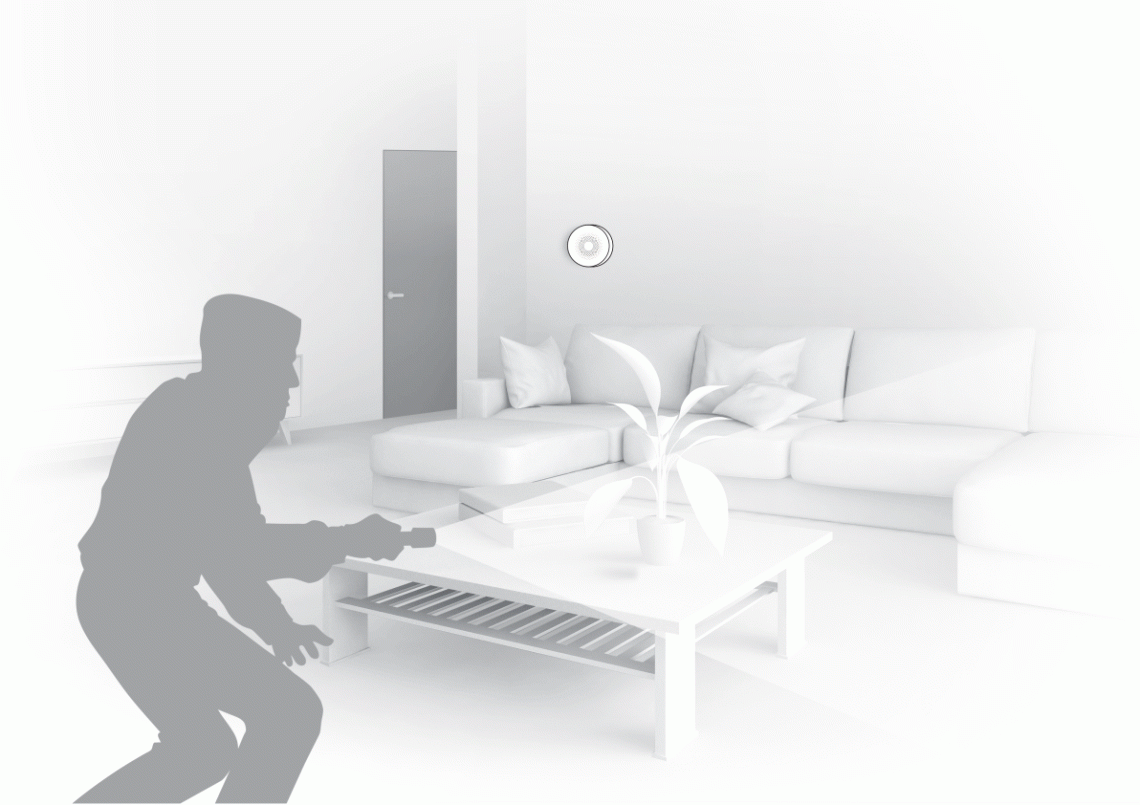 Wireless siren from Zigbee for enhanced home security.
