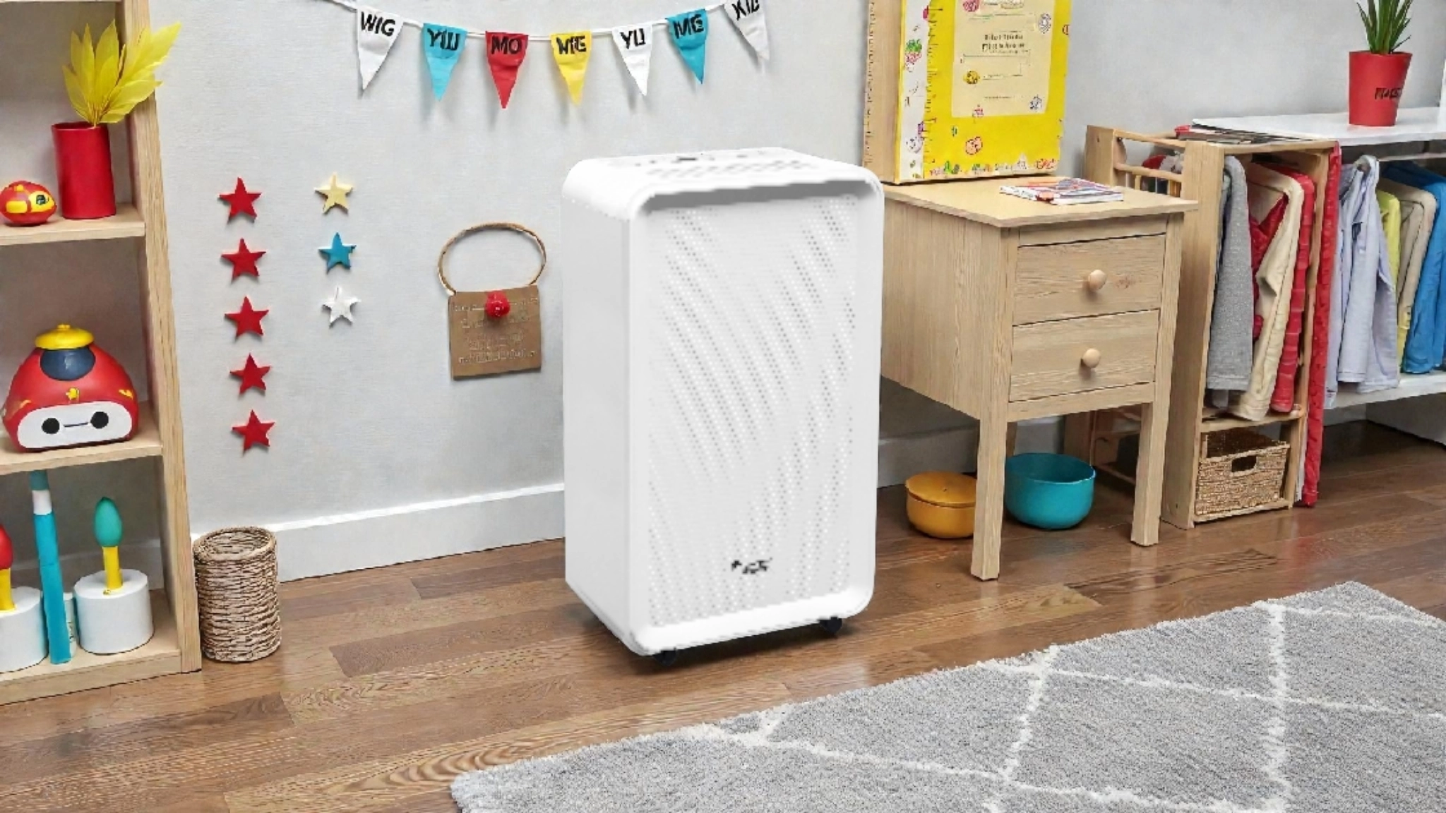 Air dehumidifier with quiet mode and energy-saving operation at low temperatures Mycond Roomer Smart 12