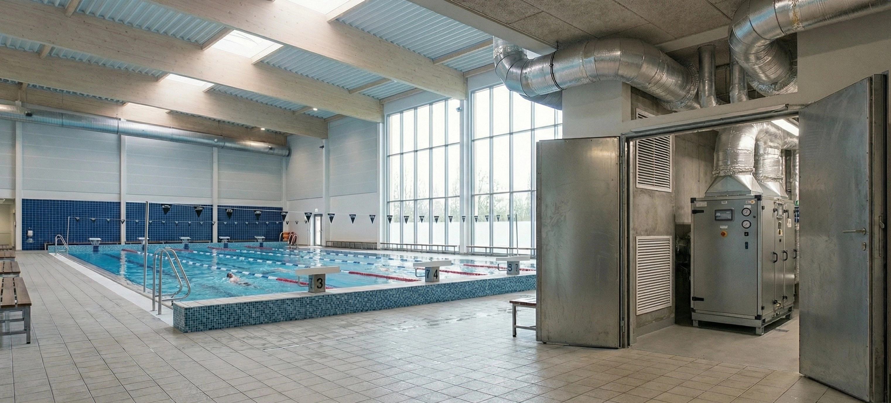 Air dehumidifier with anti-corrosion heat exchanger for humid operation Mycond MID MSP