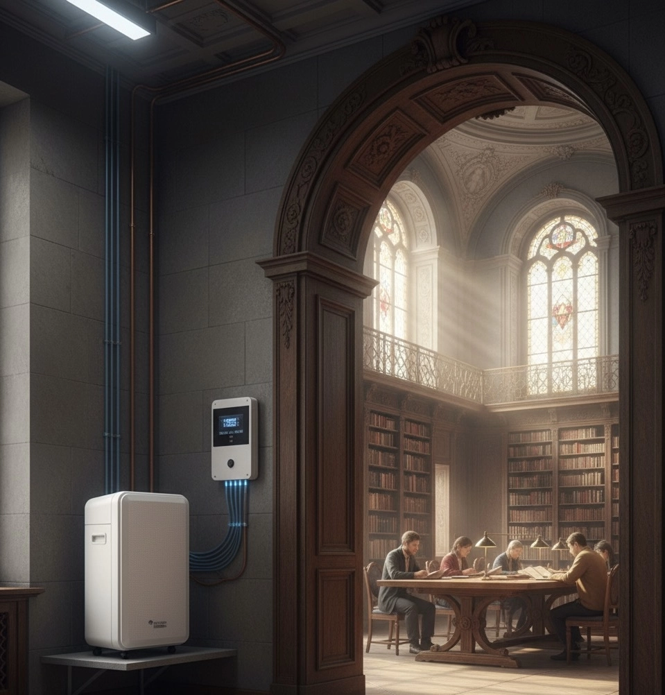 Dehumidifier for bathroom with anti-freeze and stable operation - Mycond Roomer Smart 12