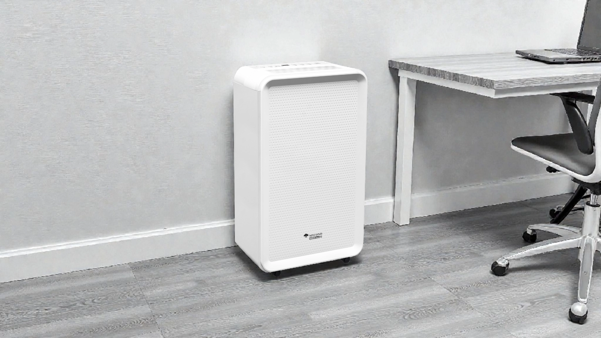 Bathroom dehumidifier with anti-frost and stable operation Mycond Roomer Smart 12