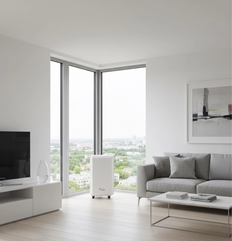 Bedroom dehumidifier with quiet night mode Mycond Roomer Smart 12