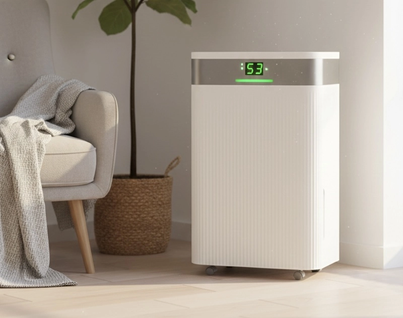 Compact household dehumidifier for an energy-efficient apartment Tibo Eco 12