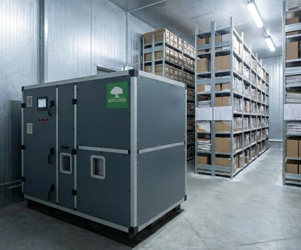 Designing air dehumidification system for museums and archives