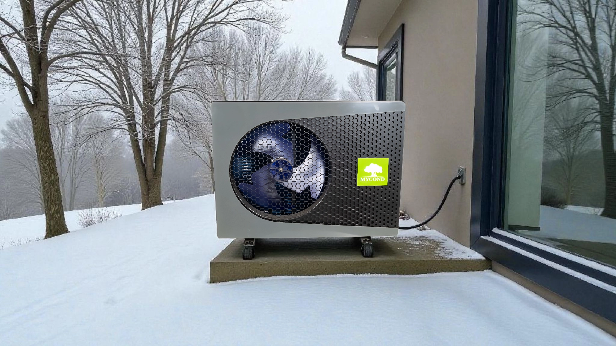 Heat pump monoblock, optimal temperature Mycond BeeThermic