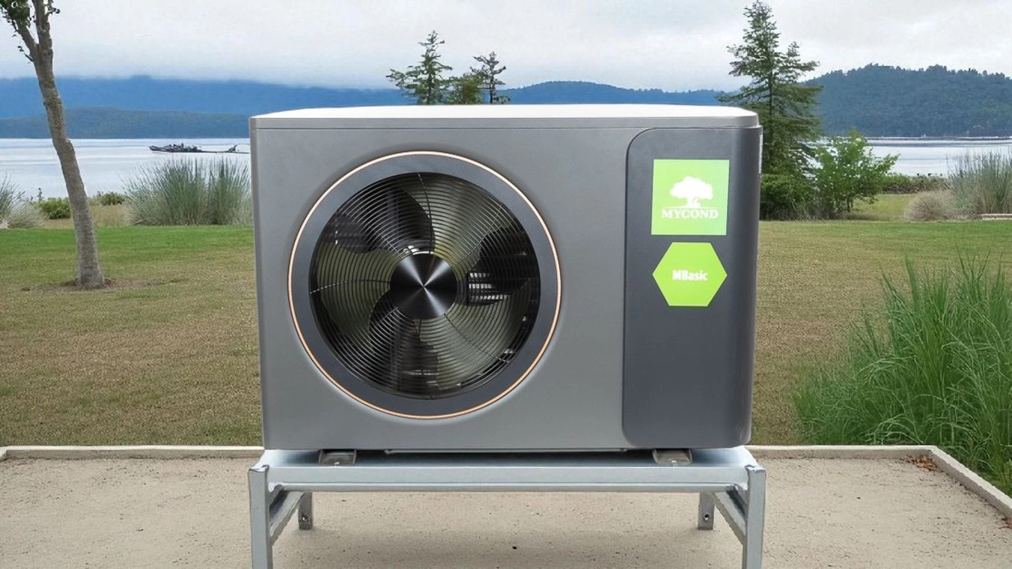 Heat pump special condenser coating against ice Mycond MBasic