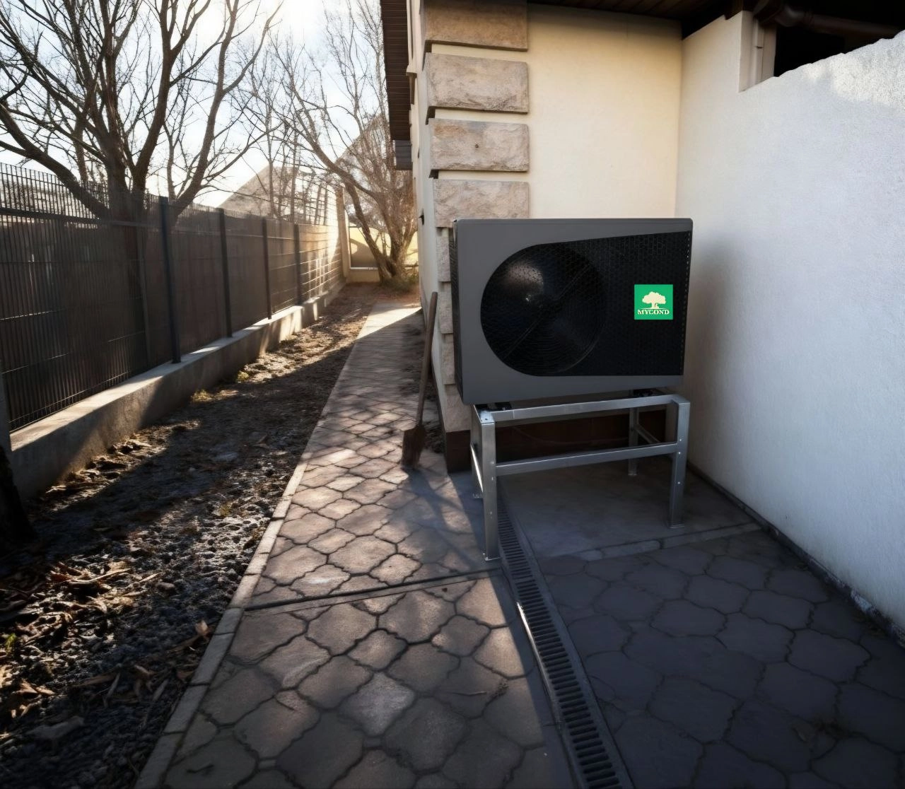 Heat pump for winter and summer, high-performance Mycond BeeThermic