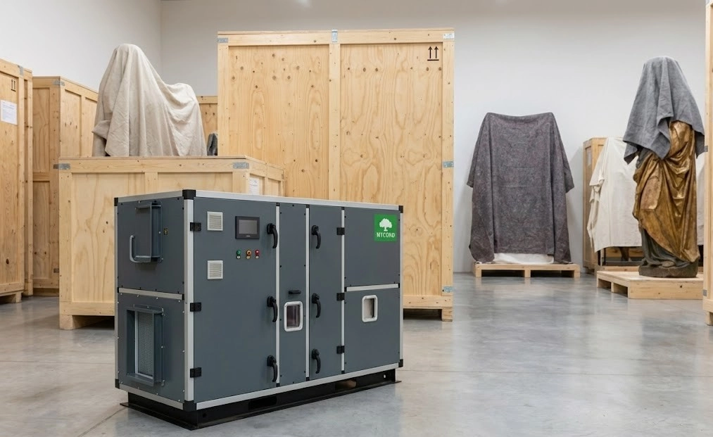 Rotary adsorption air dehumidifier for controlled areas Mycond DESS