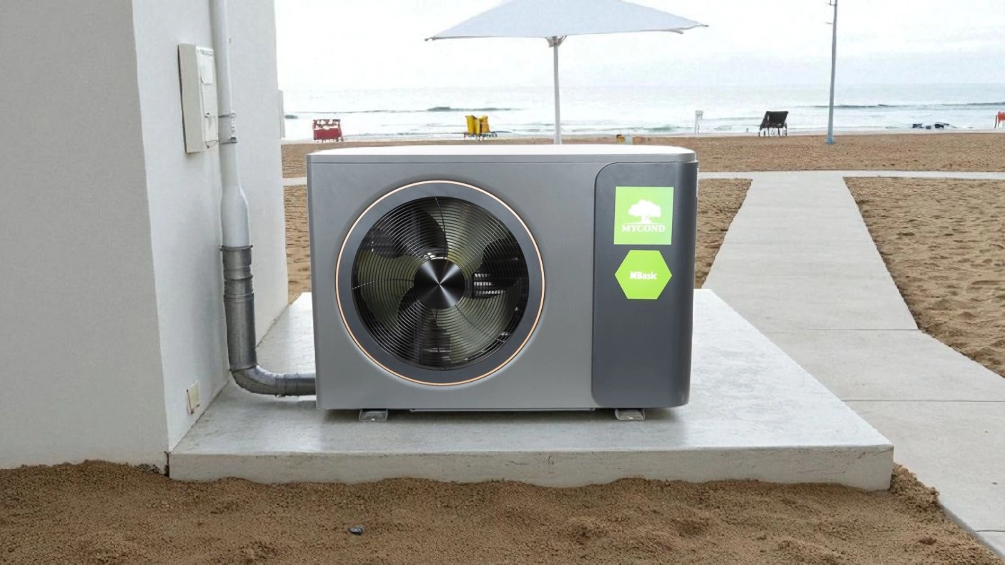 Uninterrupted hot water in summer heat with the Mycond MBasic heat pump