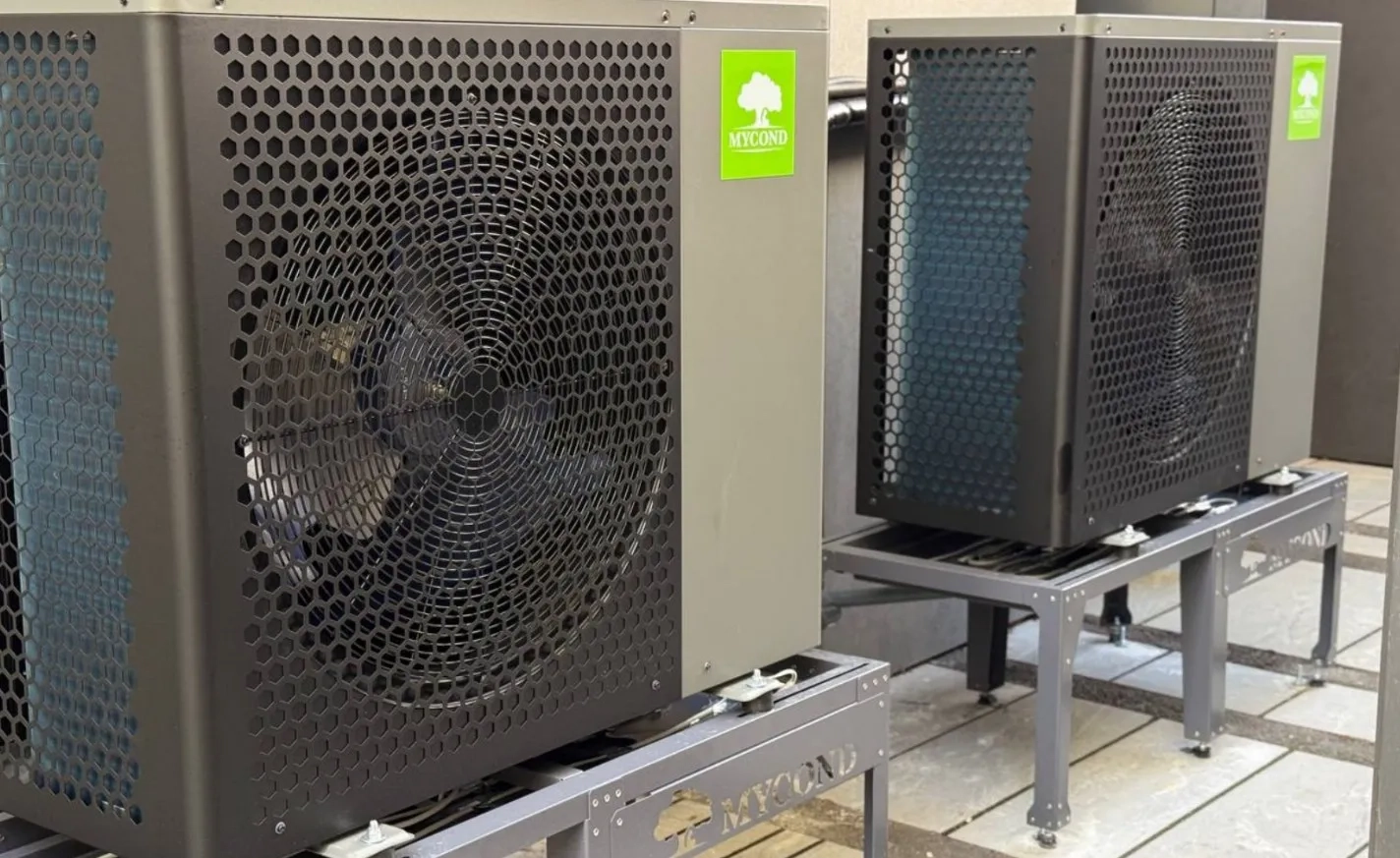 Private home heating solution with Mycond BeeHeat Split Heat Pumps