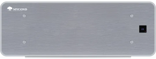 Designer wall-mounted fan coil units Silver Glass Wall series