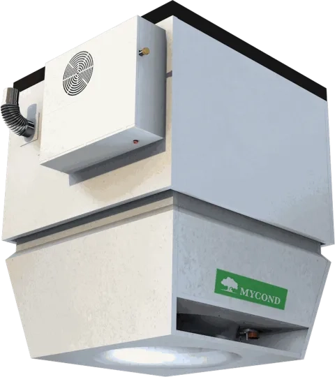 Mycond OXA-GD — gas-fired warm air unit, 54.75 kW