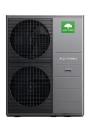 Monoblock, modular heat pump of the Aquaterra series using ozone-friendly R290 refrigerant