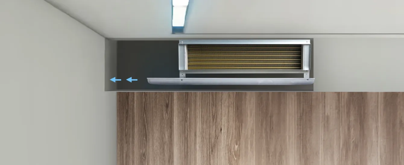 Advantages of ducted installation of fan coil units under the ceiling: example of Mycond MCFC
