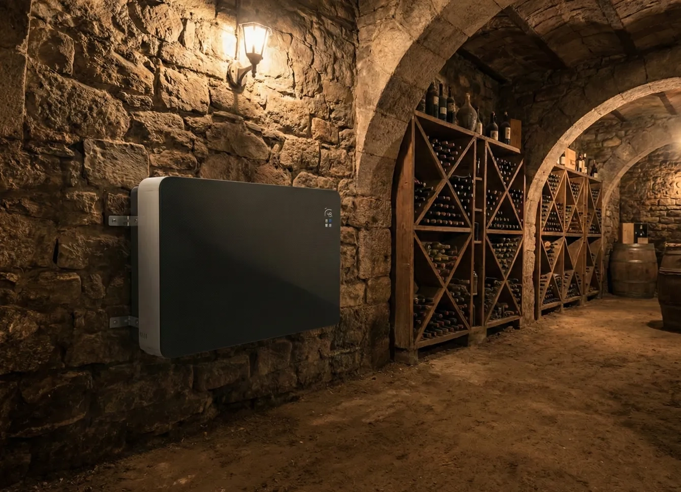 Dehumidification in wine cellars and breweries