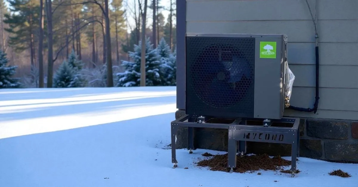 Heat pump for a 150 m² house on the example of the Mycond BeeHeat heat pump