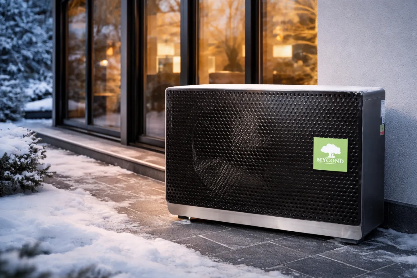 Mycond BeeSmart MHCS 035 vs LG Therma V R32 Split 9 kW: A HP KEYMARK Certificate Comparison