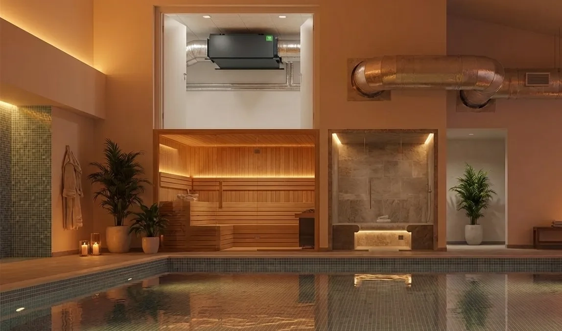 Room requirements for the MSHA(C) duct dehumidifier: technical room, air ducts, space, and continuous operation